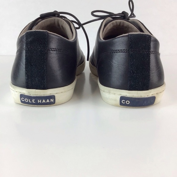 Cole Haan Trafton Luxe Cap Toe Black Leather Sneaker | 11 main image 6